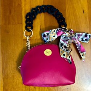 Versace Parfums pouch clutch with added straps and extras NWOT